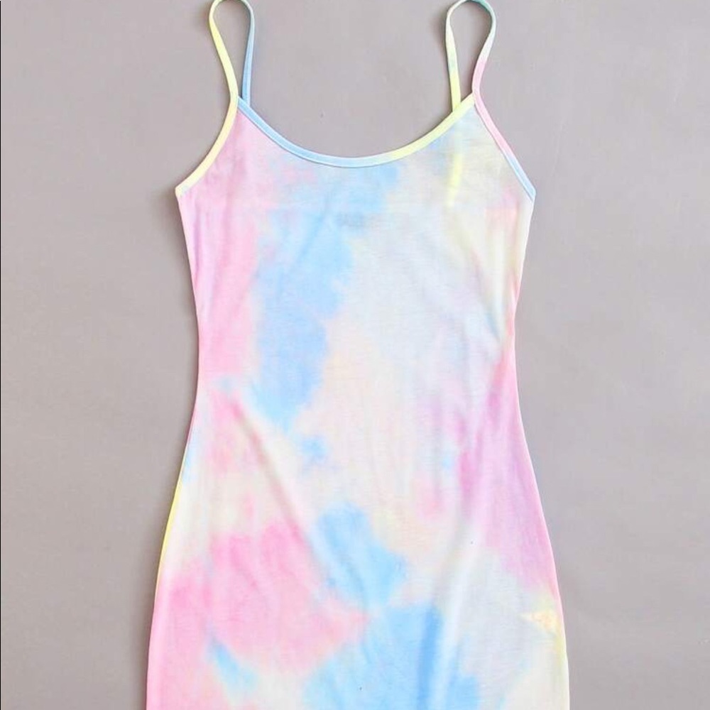 Tie Dye Bodycon Dress